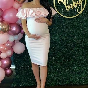 Pink maternity size 4 dress